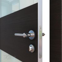 ШИ дверь DO-608 Венге горизонтальный/стекло Белое