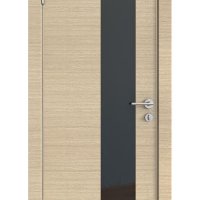 Дверь DO-504 Неаполь/стекло Черное Скидка 50 %!