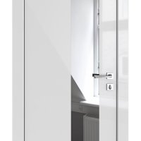 ШИ дверь DO-604 Серый глянец/Зеркало