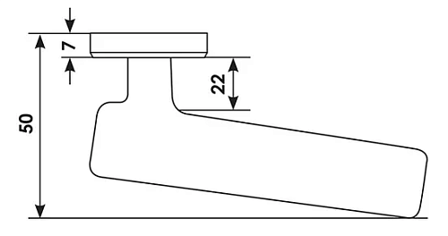 Дверная ручка GALACTIC-S5 CAFFE