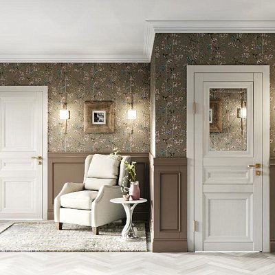 Белый ясень и Белый ясень зеркало ромб фацет