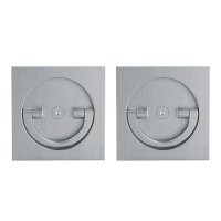 Ручка поворотная Armadillo (Армадилло) для раздвижных дверей SH.QUADRO55.BK8х2 MWSC-33 итальянский тисненый