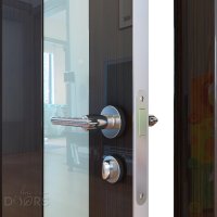 Дверь DO-504 Венге глянец/стекло Белое Скидка 50 %!