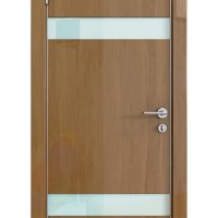 Дверь межкомнатная DO-502 Анегри темный/стекло Белое