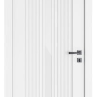 Дверь DO-PANNO Белый бархат/стекло Белое