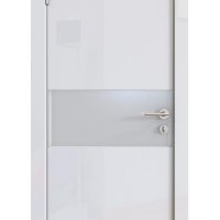 ШИ дверь DO-601 Белый глянец/Снег