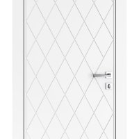 Дверь межкомнатная Рим Белый бархат