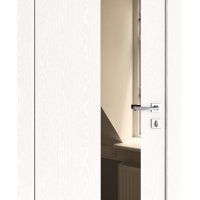 Дверь межкомнатная DO-504 Жемчуг/зеркало Бронза