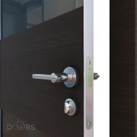 Дверь DO-508 Венге горизонтальный/стекло Черное