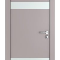 ШИ дверь DO-602 Серый бархат/Снег