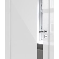 Дверь межкомнатная DO-507 Серый глянец/Зеркало