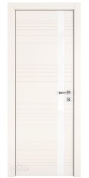 Дверь межкомнатная DO-514 Сливки/стекло Белое Дверь межкомнатная DO-514 Сливки/стекло Белое