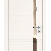 Дверь межкомнатная DO-514 Сливки/зеркало Бронза