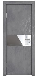 ШИ дверь DO-601 Бетон темный/Зеркало