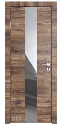 ШИ дверь DO-610 Лофт темный/Зеркало
