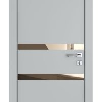 ШИ дверь DO-613 Силк маус/зеркало Бронза