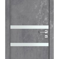ШИ дверь DO-613 Бетон темный/Снег