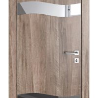 ШИ дверь DO-603 Орех седой светлый/Зеркало