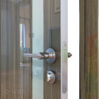 Дверь межкомнатная DO-507 Сосна глянец/стекло Белое