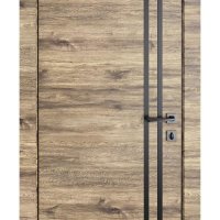 ШИ дверь DG-618 Лофт светлый/молдинги черные