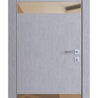 Дверь межкомнатная DO-502 Металлик/зеркало Бронза