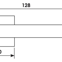 Дверная ручка HORIZONT-S5 BIA