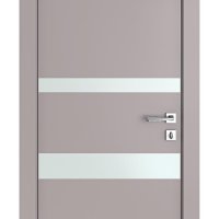 ШИ дверь DO-612 Серый бархат/Снег