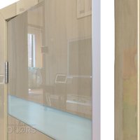 Дверь DO-502 Анегри светлый/стекло Белое Скидка 50 %!