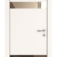 Дверь межкомнатная DO-502 Сливки/зеркало Бронза