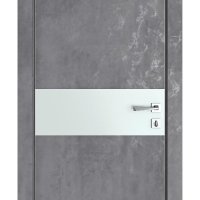 Дверь межкомнатная DO-509 Бетон темный/Снег