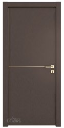 ШИ дверь DG-622 Бронза/молдинг золотой