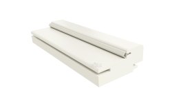 Коробка Телескоп Эмаль молочно-белая в наличии