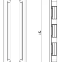 Ручка-купе овал, цвет матовый никель