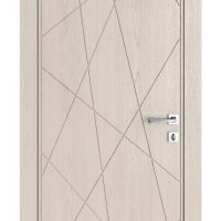 Дверь межкомнатная Абстракция Ясень капучино