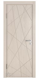 Дверь межкомнатная Абстракция Ясень капучино