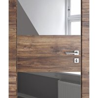 ШИ дверь DO-608 Лофт темный/Зеркало