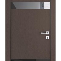 ШИ дверь DO-602 Бронза/стекло Черное