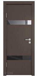 ШИ дверь DO-602 Бронза/стекло Черное