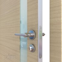 Дверь межкомнатная DO-507 Неаполь/стекло Белое