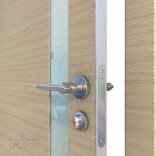 Дверь межкомнатная DO-507 Неаполь/стекло Белое