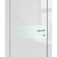 ШИ дверь DO-609 Серый глянец/Снег