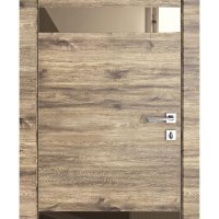 Дверь межкомнатная DO-502 Лофт светлый/зеркало Бронза