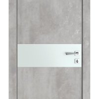 Дверь межкомнатная DO-509 Бетон светлый/Снег