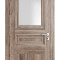 Дверь межкомнатная DO-PG4 Орех седой светлый/Ромб