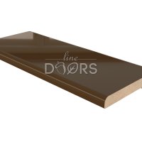 Наличник Телескоп прямой ПВХ Шоколад глянец 80 Скидка 50 %!