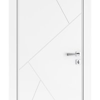 Дверь межкомнатная Прима Белый бархат