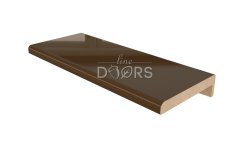 Наличник Телескоп прямой ПВХ Шоколад глянец 80 Скидка 50 %!