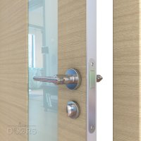 Дверь межкомнатная DO-504 Неаполь/стекло Белое