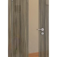 Дверь межкомнатная DO-504 Сосна глянец/зеркало Бронза