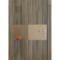 Дверь межкомнатная DO-501 Сосна глянец/зеркало Бронза